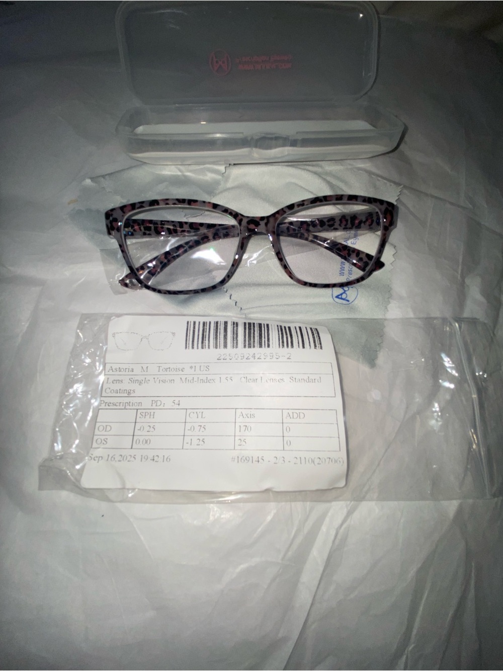 Storia Tortoise Pink Leopard Cat-Eye Glasses
